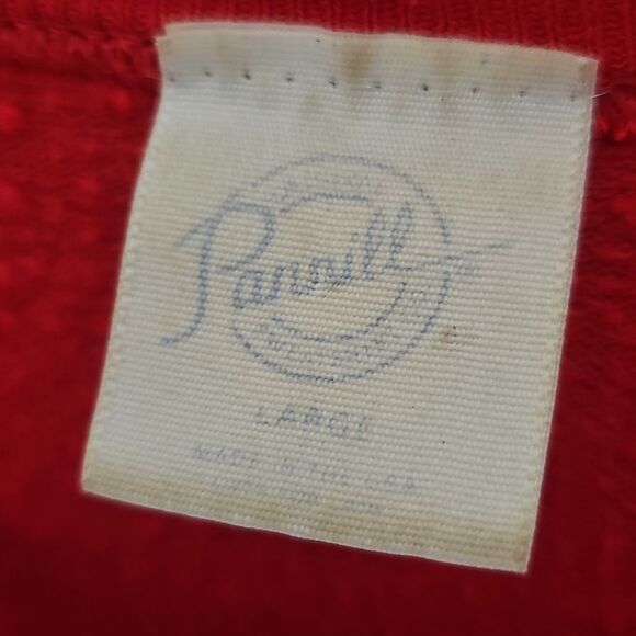 True Vintage Red Arkansas Razorbacks Crew Neck Sweatshirt Large - Picture 9 of 12